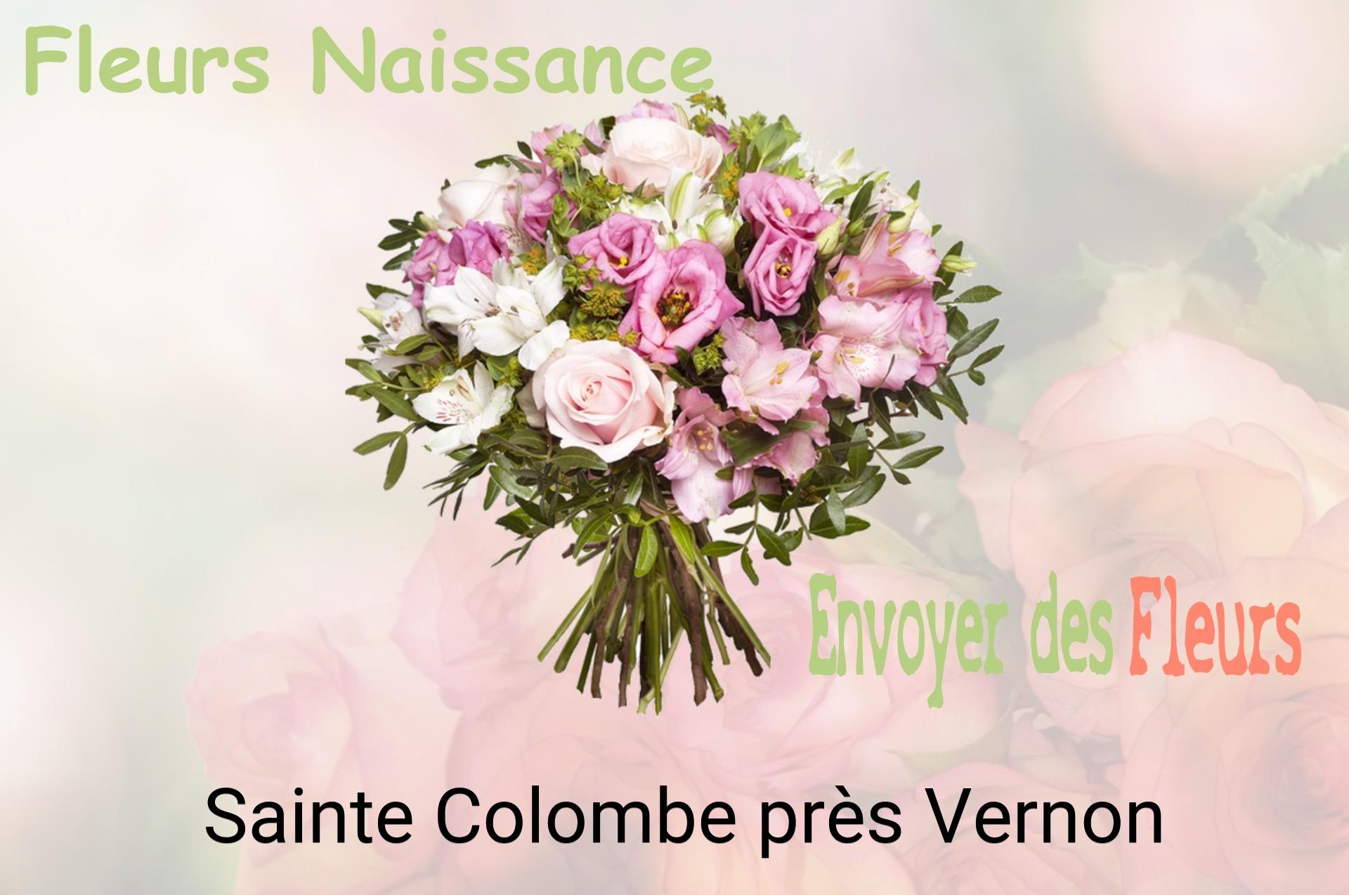 Bouquet de fleurs de naissance livré à Sainte-Colombe-près-Vernon