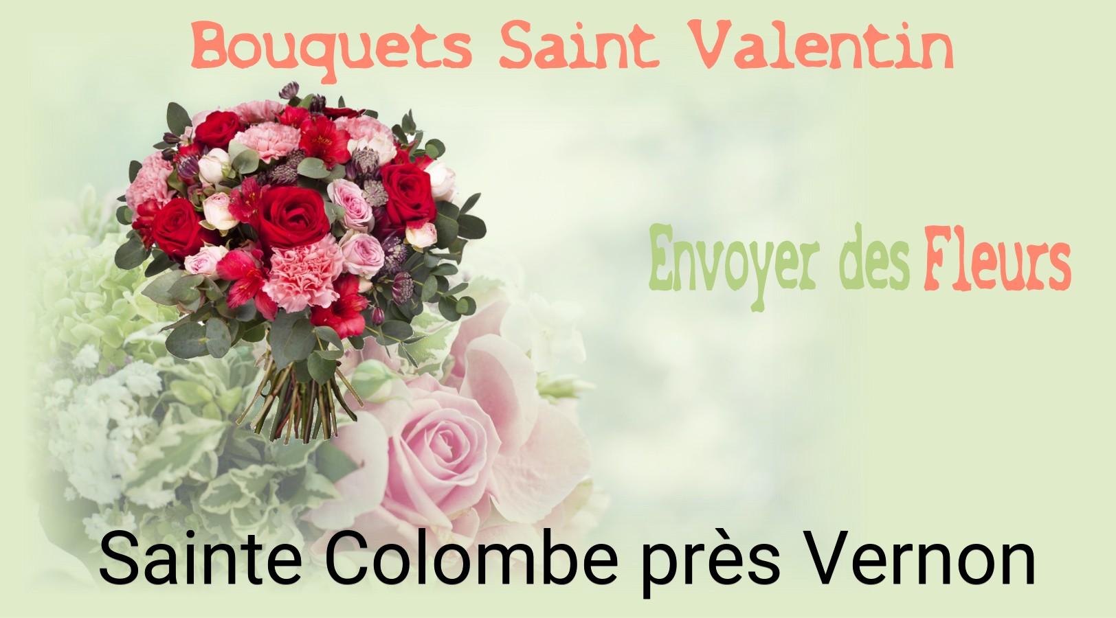 Roses de Saint-Valentin livrées à Sainte-Colombe-près-Vernon